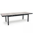 OVIALA - Table extensible 8 chaises et 2 fauteuils en aluminium et céramique  - Tivoli - vignette