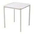 OVIALA - Ensemble table de terrasse 70cm et 2 chaises blanc - Almada - vignette