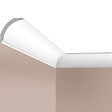 SANS - Corniche plafond Cimaises et plus C13 - 4,5x4,5x200cm (h x p x L) - moulure décorative polymère - vignette