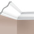 SANS - Corniche plafond Cimaises et Plus C04 - 5,5x4,2x200cm (h x p x L) - moulure décorative polyuréthane - vignette
