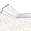SANS - Corniche plafond Cimaises et Plus C08 - 8x8x200cm (h x p x L) - moulure décorative polyuréthane - vignette