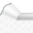 SANS - Corniche plafond Cimaises et Plus C06 - 12x12x200cm (h x p x L) - moulure décorative polyuréthane - vignette