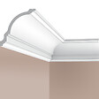 SANS - Corniche plafond Cimaises et Plus C06 - 12x12x200cm (h x p x L) - moulure décorative polyuréthane - vignette