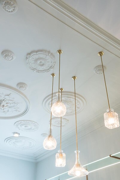 ORAC DECOR - R10 Rosace de plafond Orac Decor ø 15cm - moulure décorative polyuréthane Avec un tube de colle - large