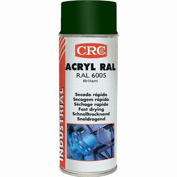 KF - Peinture acrylique CRC Aérosol - Vert mousse - 520ml/400ml - large