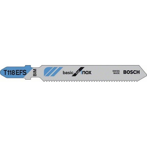 BOSCH - Carte de 3 Lames Inox BOSCH Basic Bi-Métal T118EFS - 2608636499 - large