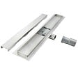 SANIVERRE - DALA Caniveau de douche Italienne inox L.110 cm avec siphon anti-odeurs + filtre, drainage performant - vignette
