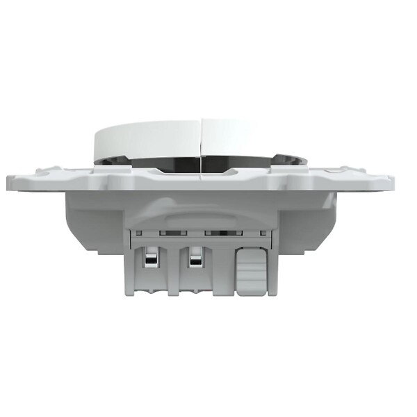 SCHNEIDER ELECTRIC - Interrupteur volet roulant 2 boutons 6A Blanc - Ovalis - Schneider - large