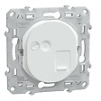 SCHNEIDER ELECTRIC - Prise RJ45 cat 6 blindée auto Blanc - Ovalis - Schneider - vignette