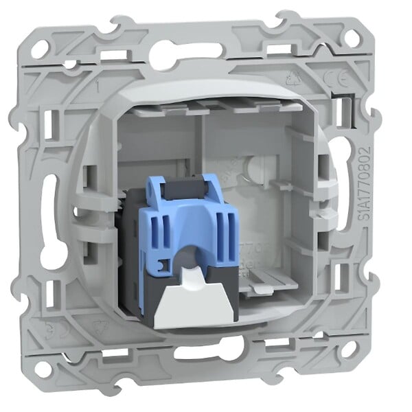 SCHNEIDER ELECTRIC - Prise RJ45 cat 6 blindée auto Blanc - Ovalis - Schneider - large