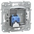 SCHNEIDER ELECTRIC - Prise RJ45 cat 6 blindée auto Blanc - Ovalis - Schneider - vignette
