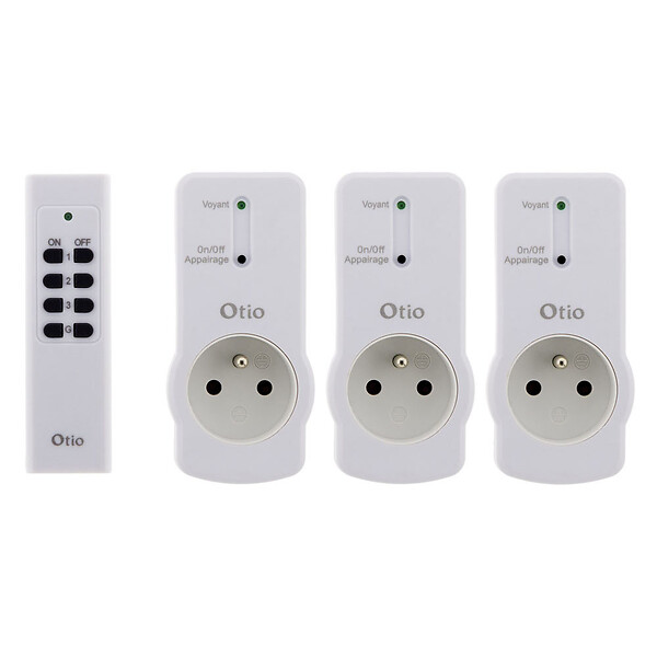 ZENITECH - Pack de 6 prises télécommandées - Blanc - Zenitech - large