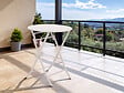 HESPERIDE - Table de jardin ronde Greensboro Ø 60 cm Argile - Hespéride - vignette
