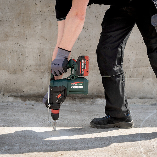 METABO - Marteau perfo burineur 3J 18V KH 18 LTX 28 BL Ø28mm Quick Pick+Mix METABO coffret metaBOX - large