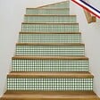 99DECO - Contremarches PVC pour escalier - Vichy Vert - Lot de 5 - 15x100 cm - vignette