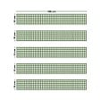 99DECO - Contremarches PVC pour escalier - Vichy Vert - Lot de 5 - 15x100 cm - vignette