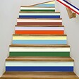 99DECO - Contremarches PVC pour escalier - multicouleur - Lot de 5 (18x100 cm) - vignette