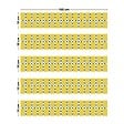 99DECO - Contremarches PVC pour escalier - jaune - Lot de 5 (18x100 cm) - vignette