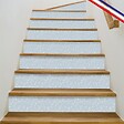 99DECO - Contremarches PVC pour escalier - floral bleu - Lot de 5 (15x100 cm) - vignette
