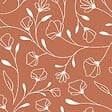 99DECO - Contremarches PVC pour escalier - floral rouge - Lot de 5 (18x100 cm) - vignette