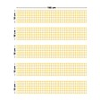 99DECO - Contremarches PVC pour escalier - Vichy Jaune - Lot de 5 - 18x100 cm - vignette