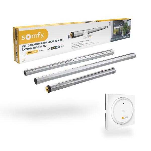 SOMFY - Kit motorisation radio pour volet roulant RMS 2600 - large