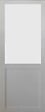 GD MENUISERIES - Porte Coulissante Athena Blanc H204 x L83 cm - vignette