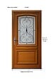 GD MENUISERIES - Porte d'entrée Bois Pleine Eyden, H215 x L90 cm Côte Tableau p.Gauche - vignette