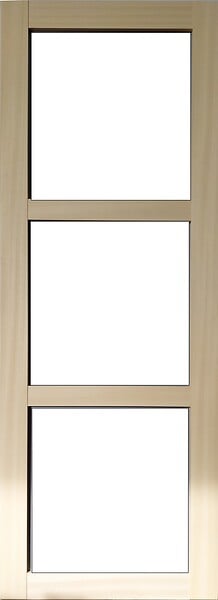 GD MENUISERIES - Porte Coulissante bois Ayous Vitrage transparent H204 x L73 cm - large