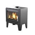 SUPRA - poêle à bois fonte 6.1kw anthracite - Fr9016760b - vignette