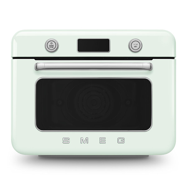 SMEG - Mini four combiné vapeur 1800w vert d'eau - COF01PGEU - large