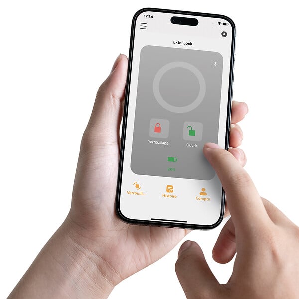 EXTEL - Serrure connectée bluetooth - Lock - Extel - 720100 - large