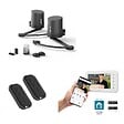 AVIDSEN - Pack 100% connecté avec motorisation portail battant Orane Connect + Visiophone Elia Smart 2 + 2 télécommandes supplémentaires - vignette