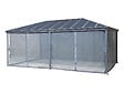 HESPERIDE - Pergola Belize en aluminium et polycarbonate 6 x 3,6 m - Hespéride - vignette
