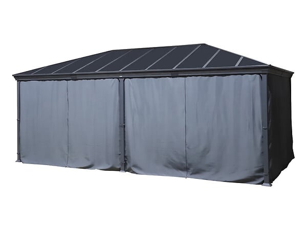 HESPERIDE - Pergola Belize en aluminium et polycarbonate 6 x 3,6 m - Hespéride - large
