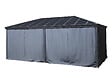 HESPERIDE - Pergola Belize en aluminium et polycarbonate 6 x 3,6 m - Hespéride - vignette
