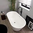 KIAMAMI VALENTINA - Baignoire Acrylique Ovale 150 Cm | Allegra - vignette