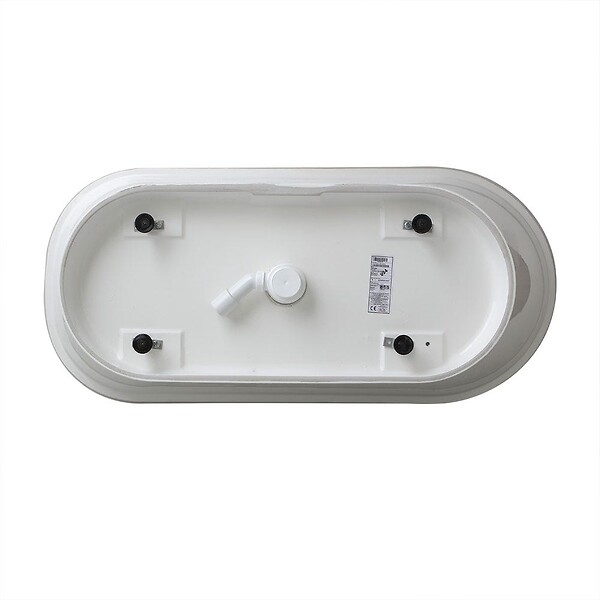 KIAMAMI VALENTINA - Petite Baignoire Îlot De Style Classique | Arisa - large
