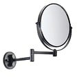 KIAMAMI VALENTINA - Miroir Mural Grossissant En Métal Noir Mat - vignette