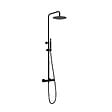 KIAMAMI VALENTINA - Colonne De Douche Thermostatique Ronde Noir Mat - vignette