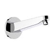 SWISS AQUA TECHNOLOGIES - Swiss Aqua Technologies Bras de douche mural 20,2 cm pour douche de tête, raccord universel, chrome (SATBSRKM) - vignette