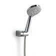 KIAMAMI VALENTINA - Set De Douche Avec Pommeau De Douche Et Support En Abs, Flexible En Acier - vignette
