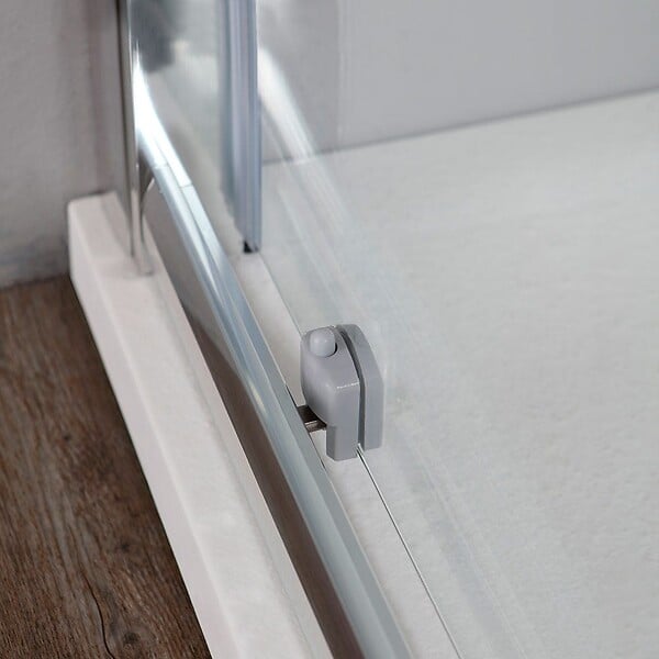 KIAMAMI VALENTINA - Cabine De Douche D'angle Réversible 80X140 Cm Avec Porte Coulissante | New Giada - large