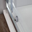 KIAMAMI VALENTINA - Cabine De Douche D'angle Réversible 80X140 Cm Avec Porte Coulissante | New Giada - vignette