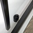 KIAMAMI VALENTINA - Porte De Douche Niche Coulissante Noir Mat 120 Cm | City - vignette