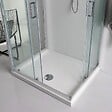 KIAMAMI VALENTINA - Cabine De Douche Coulissante 70X90x70 Avec Verre Transparent 3 Faces 6Mm - vignette