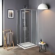 KIAMAMI VALENTINA - Cabine De Douche En Verre Trempé Transparent 70X70 | Luna - vignette