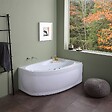 KIAMAMI VALENTINA - Baignoire D'angle Asymétrique Droite Avec Hydromassage | Ambra - vignette