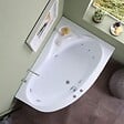 KIAMAMI VALENTINA - Baignoire D'angle Asymétrique Droite Avec Hydromassage | Ambra - vignette