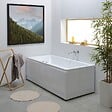 KIAMAMI VALENTINA - Baignoire Rectangulaire Avec Hydromassage | Adele - vignette